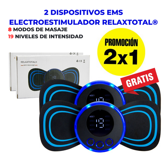 Masajeador Relaxtotal® + 3 Parches GRATIS OFERTA  2x1