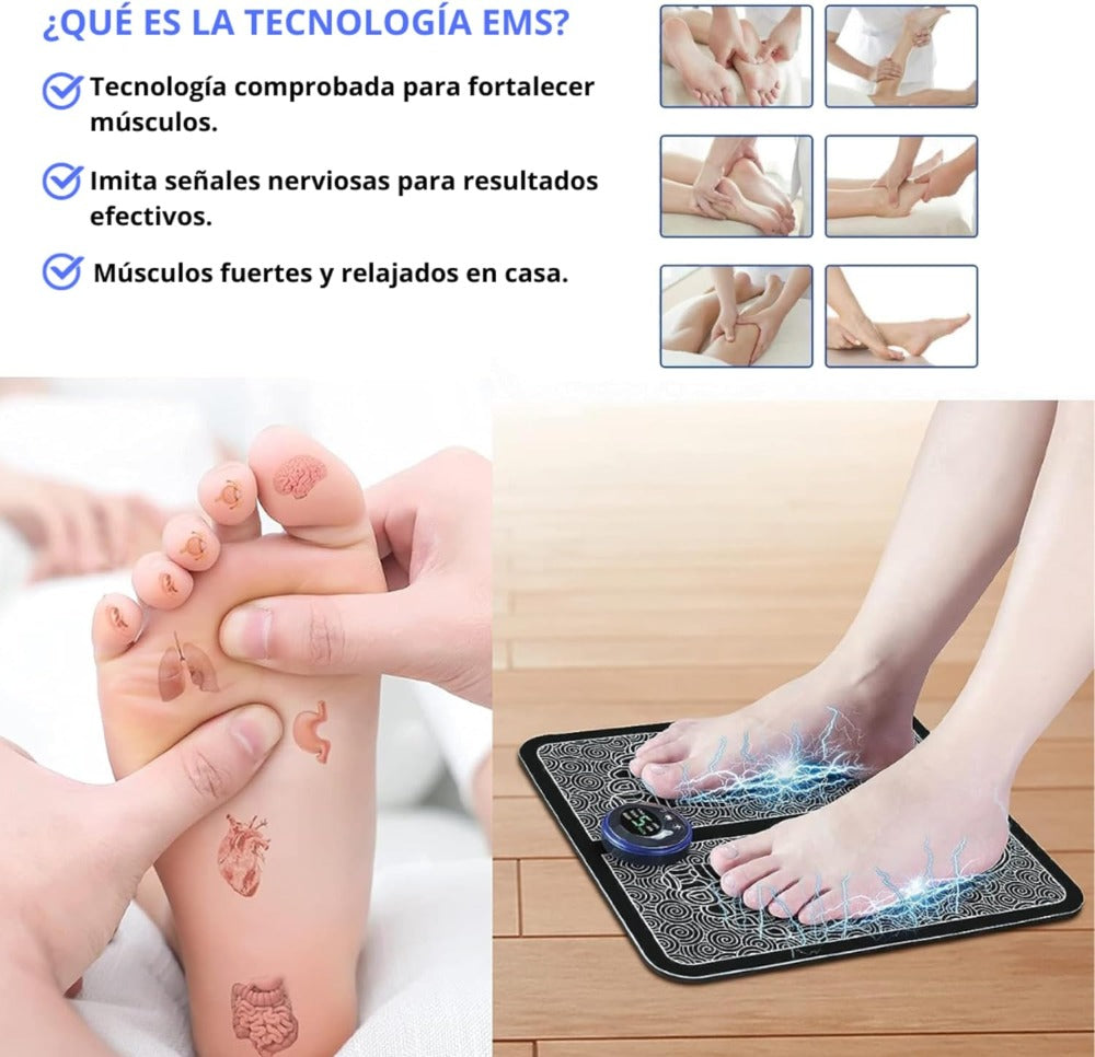 Masajeador de Pies Relaxtotal® con Tecnología NMES"