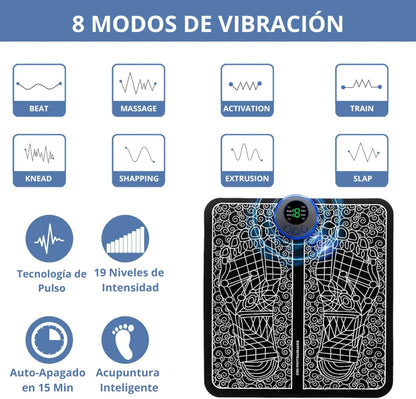 Masajeador de Pies Relaxtotal® con Tecnología NMES"