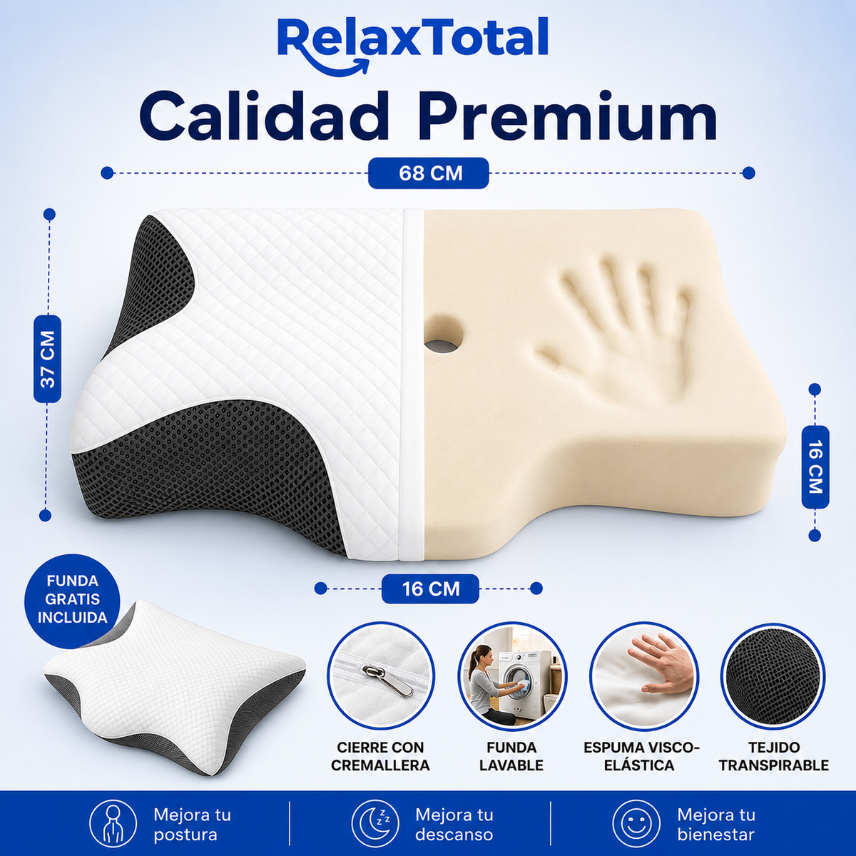 Almohada Cervical Relaxtotal