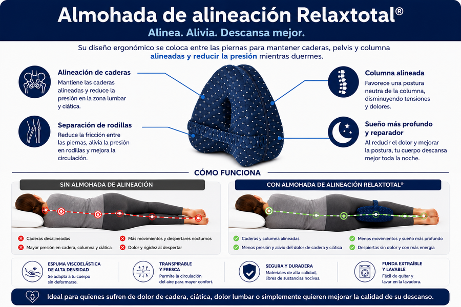 Cómo funciona la almohada de alineación