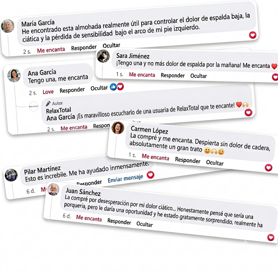 Clientes felices con Relaxtotal